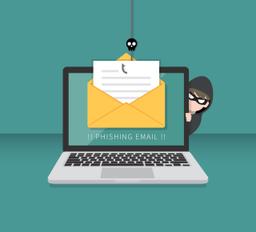Phishing email illustration